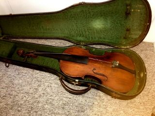 Antique Victorian Violin For Restoration Loft Find
