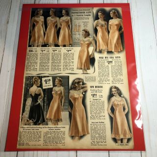 An Vintage 1941 Montgomery Ward Print Ad Women 