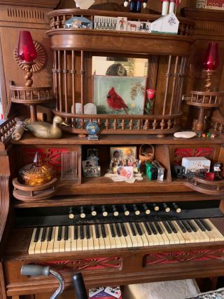 Antique Pump Organ By Estey