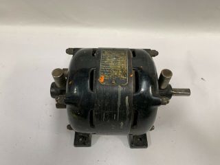 Vintage Antique Western Electric 110v 1725 Rpm 1/8 Hp Ac Motor (a8)