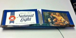 Anheuser - Busch Natural Beer Sign Vintage Light Box Large Graphic Lighted Bar Al5