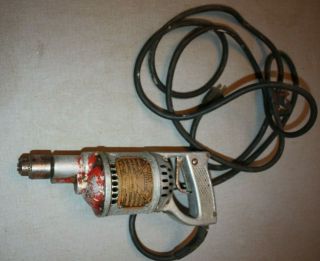 Vintage Millers Falls 115v Ac/dc Electric Drill Type 414