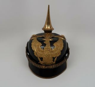 WW1 Imperial German pickelhaube spike parade helmet Dragoon Officer spike 1897 3