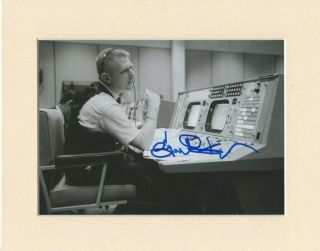 Eugene Kranz Nasa Apollo Flight Director Signed Mounted 10x8 Autograph Photo