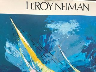 Leroy Neiman signed poster Hammer Graphics 2
