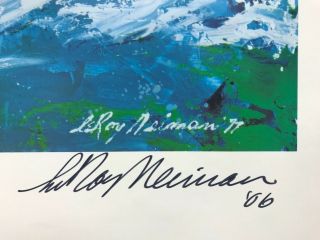 Leroy Neiman signed poster Hammer Graphics 3