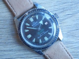 Vintage Buler Diver Watch Broad Arrow