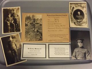 Ww1 Named Canadian Soldiers Killed In Action Photographs Brothers Alwyn Quebec
