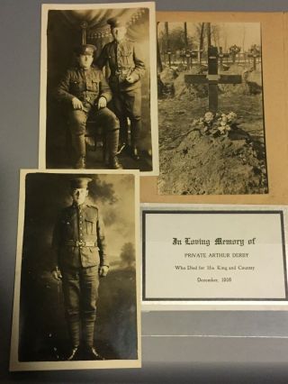 WW1 Named Canadian Soldiers Killed In Action Photographs Brothers Alwyn Quebec 2