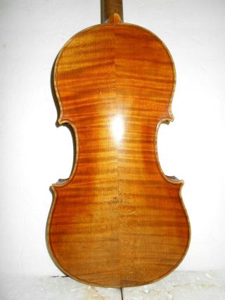 Antique Old Vintage " Georgius Seifert " 2 Pc.  Back Full Size Violin - Nr