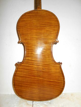 Old Vintage Antique " Stradivarius " 1 Pc.  Back Full Size Violin -