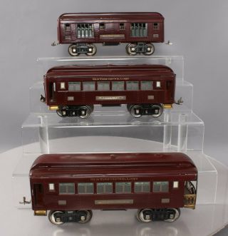Lionel Std.  Gauge Vintage York Central Passenger Cars: 319,  320 & 322 - Rest