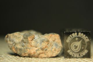 NWA 11266 Lunar Feldspathic Regolith Breccia Meteorite 1.  6 grams from the Moon 2