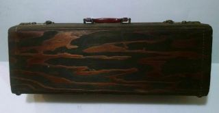 Vintage Trumpet Case - - Rustic - - Solid Wood - - Dove Tail Connections - - Brass Hardware