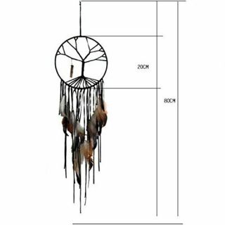 The Tree of Life Dream Catcher for Kids Bedroom Feather Hanging Large 2