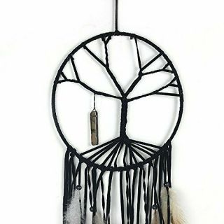 The Tree of Life Dream Catcher for Kids Bedroom Feather Hanging Large 3