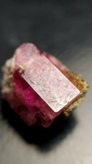 Rare: Red Beryl (bixbite) Crystal 2.  85 Cts