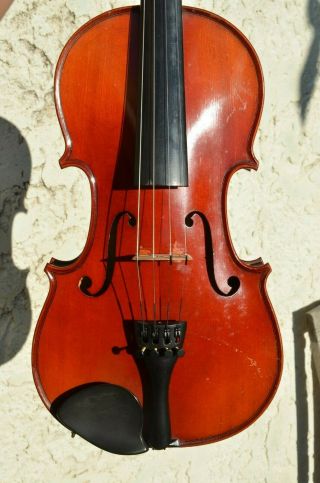 Old French Violin By P.  Beuscher Paris Ready To Play
