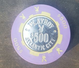 $500 Atlantic City Playboy Chip/coin