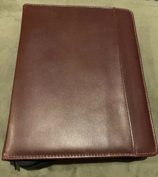 Vtg Day Runner Day Timer 3 Ring Planner 171 - 60 Leather Classic Edition 114 - 60