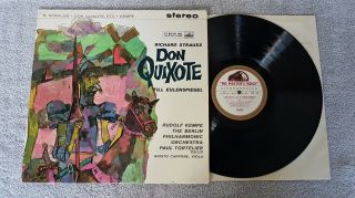 Richard Strauss Don Quixote Paul Tortelier Rudolf Kempe Hmv Asd 326 Ed1 G/c