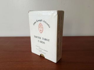 Aleister Crowley Thoth Tarot Deck - Vintage Samuel Weiser / Frieda Harris Oto