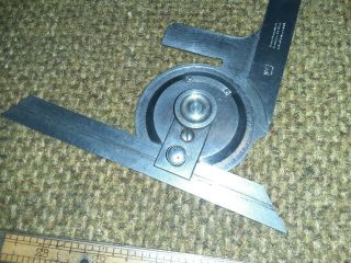 Vintage Brown and Sharpe B&S Machinist Protractor 3