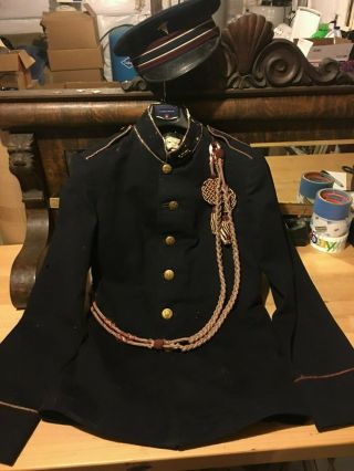 M1902 Ww1 Us Army Medical Branch Enlisted Uniform Jacket And Hat