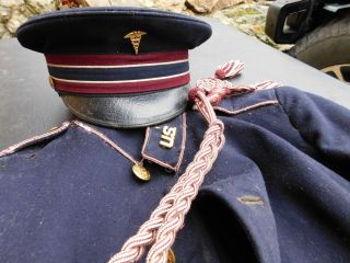 M1902 WW1 US Army Medical Branch Enlisted Uniform Jacket and Hat 3