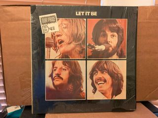 The Beatles Let It Be Rare Us Orig’70 Red Apple 1st Shrink P.  D.  Credits Nm,  Lp