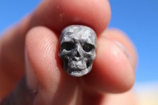 Gibeon Meteorite Skull 4.  3 Grams Etch