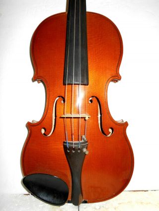 Vintage Antique Old German " Peter Steinhaus " 2 Pc Back Violin -
