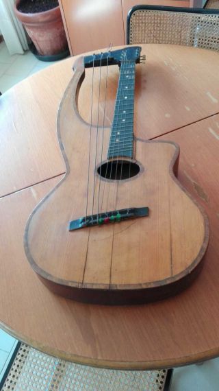 Old Harp Guitar (chitarralpa) Chitarra Arpa Corde 6,  3