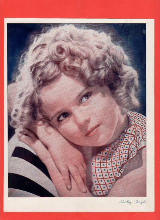 1938 Spanish Shirley Temple Rare Book Photo Estrellas De La Pantalla