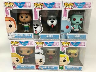 Funko Pop The Jetsons Complete Set Of 7 Includes Mr.  Spacely Funko Exclusive