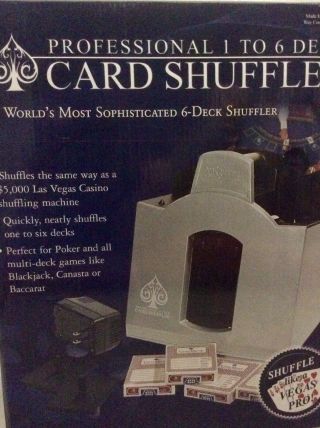Proshuffle Automatic Card Shuffler 1 To 6 Decks (6 Decks In Price)