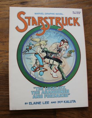 Signed Marvel " Starstruck " Graphic Novel By Lee And Kaluta