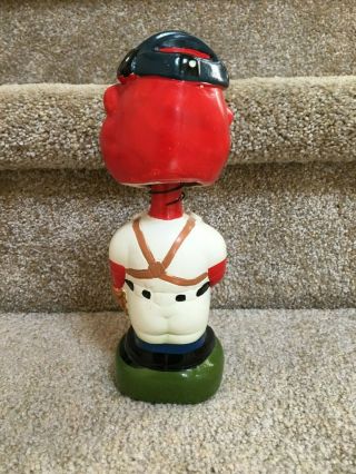 Vintage Cleveland Indians Bobble Head Chief Wahoo Catcher 1995 MLB 2