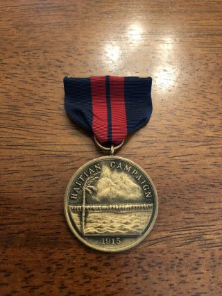 Us Marine Corps 1915 Haitian Campaign Medal Northern Stamping