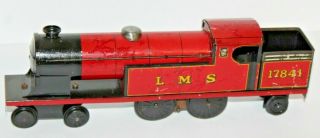 Vintage Chad Valley Co.  England Tin Friction Lms 17841 Toy Train