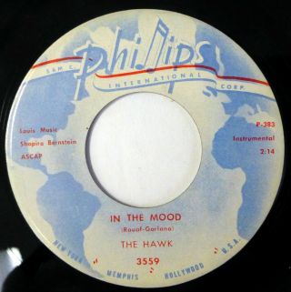Hawk Aka Jerry Lee Lewis 45 In The Mood/i Get The Blues.  Phillips Vg,  Lc497