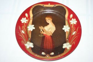 Antique Tin Litho 1905 Vienna Art Plates 