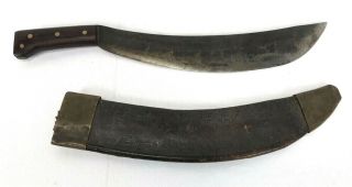 Wwi Us Army Collins & Co.  Number 1005 Bolo Machete With Sheath