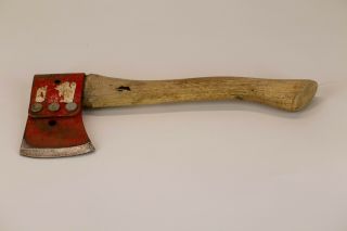 Vtg Hatchet Ames Plumb Axe Camping Hunting Scouting 12  Made In Usa 20 Oz