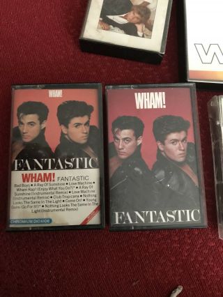 George Michael & Wham Music Cass Tape Bundle Including Wham The Final Double 2