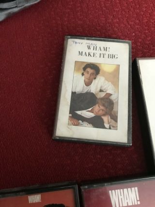 George Michael & Wham Music Cass Tape Bundle Including Wham The Final Double 3