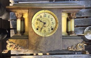 Antique Seth Thomas Adamantine Mantle Clock " Sucile " Model Parts/repair
