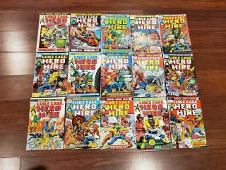Hero For Hire 2,  3,  4,  5,  6,  7,  8,  9,  10,  11,  12,  13,  14,  15 16 Vol 1 Great Set