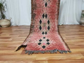 Old Handmade Moroccan Wool Rug 2 ' 1 