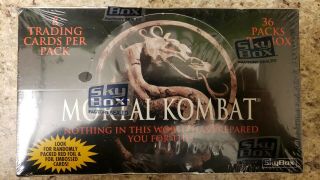 1995 Skybox Mortal Kombat Trading Cards Unopened/sealed
